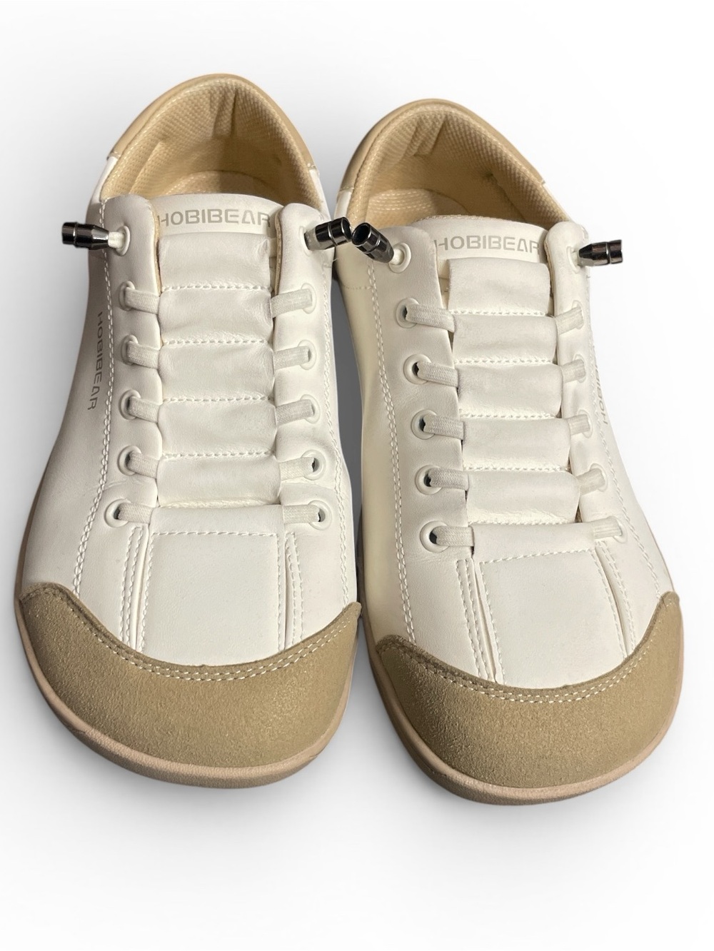 Hobibear Cream and Tan Casual Sneakers size 10